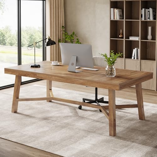 Tribesigns 71-Inch Executive Desk, Farmhouse Computer Desk for Home Office - Image 4