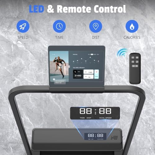 Walking Pad Treadmill for Home Under Desk Caminadora Eléctrica para Casa - Image 2