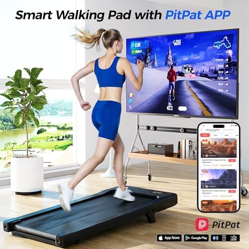Superun Walking Pad with 6% Incline, Under Desk Treadmill, 3 in 1 Portable Treadmills for Home with Remote Control LED Display, 2.5 HP Quiet Mini Treadmill for Office Home Use, 300 Lbs Capacity - Image 7