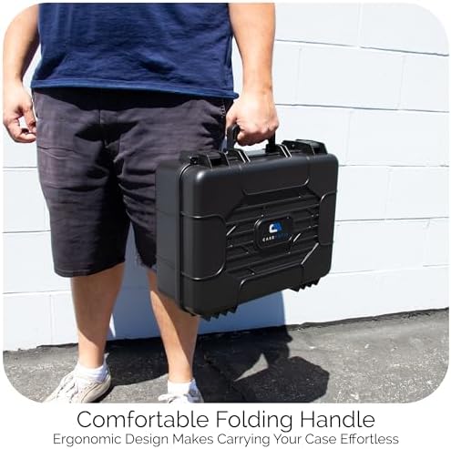 CASEMATIX Portable Printer Carry Case Compatible with HP Officejet 250 Wireless Mobile Printer, Ink Cartridges and Power Cable - Image 6