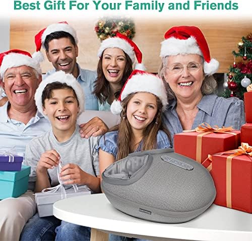 Medcursor Foot Massager with Heat Shiatsu Deep Kneading, Gray, Up to US 13" - Image 6