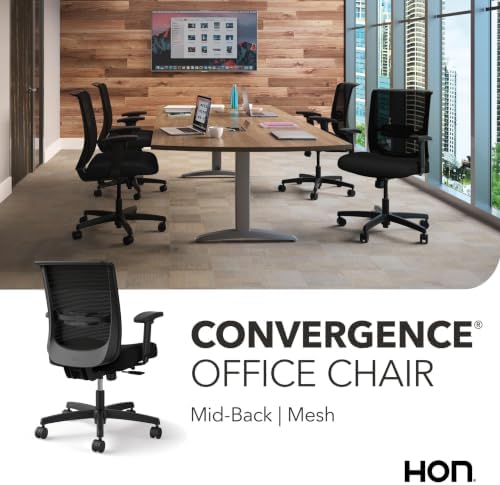 HON Convergence Ergonomic Office Chair, Office Desk Computer Chair, Black - Image 6