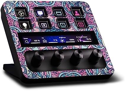 MightySkins Glossy Glitter Skin Compatible with Elgato Stream Deck + - Tribal Mandala | Protective, Durable High-Gloss Glitter Finish | Easy to Apply, Remove, and Change Styles | Made in The USA by MIGHTY+SKINS