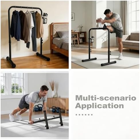 Walking Pad Handle Bar Only, Treadmill Handlebar for Walking Pad with Phone & Water Bottle Holder, Adjustable Handrail Height, Heavy-Duty Steel - Image 4