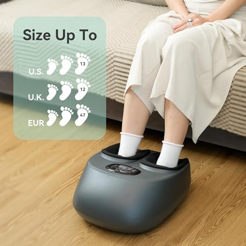 Snailax Shiatsu Foot Massager with Heat and Compression, FSA Eligible, 2026 - Image 6