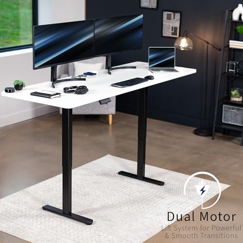 VIVO White 83 x 30 in Standing Desk, DESK-KIT-E2B84-30W - Image 2