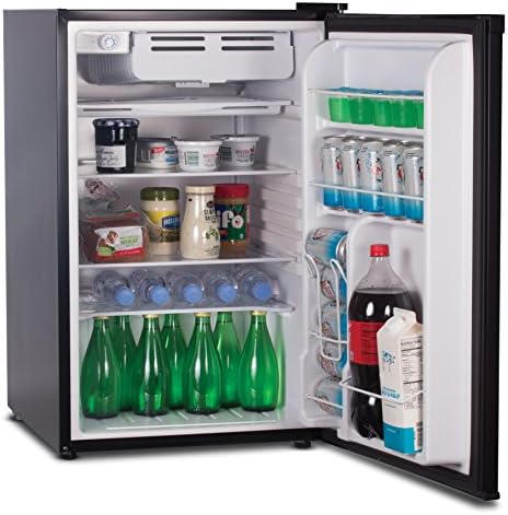 Commercial Cool CCR45B Compact Single Door Refrigerator and Freezer, 4.5 Cu. Ft. Mini Fridge, Black - Image 2