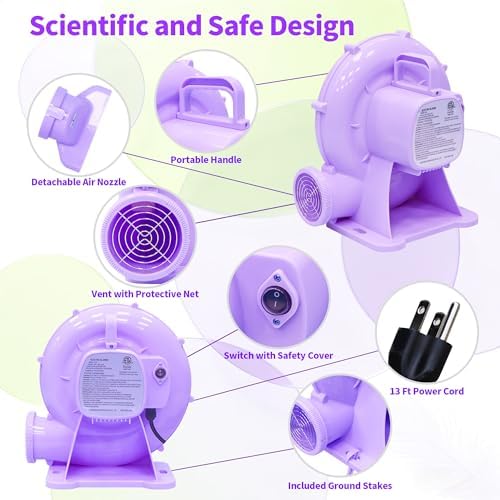 WELLFUNTIME Multi‑Purpose Portable Electric Air Blower (0.7HP 520W) - Image 4