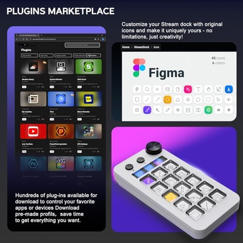 TreasLin VSDinside Macro Keyboard Stream Controller Deck with 18 Customizable Macro Keys support Numberic/Calculator/Stream Controller Mode to Trigger Actions in OBS Twitch YouTube for Content Creators Streamer Compatible with PC & Mac N1 White - Image 6