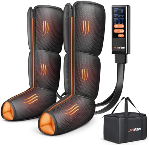 Leg Compression Massager with Heat for Circulation, Pain Relief by JZBRAIN