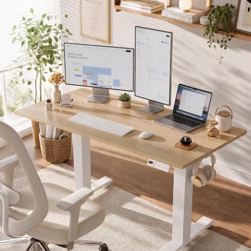 Claiks 48 x 24 Inch Nature Electric Standing Desk - Image 2