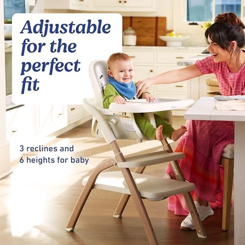Graco EveryStep 6 in 1 High Chair, Babies and Toddlers Portable Slim High Chair with 6 Growing Stages from Infant to Toddler Seating, Convenient for Dining Time, Featured Design in Misty - Image 5
