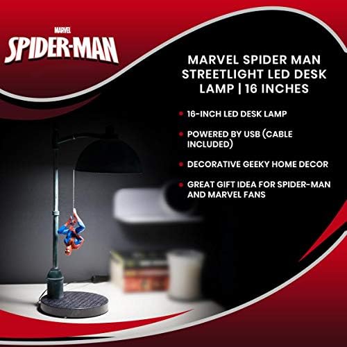 Ukonic Marvel Spider Man Streetlight LED Mood Light Desk Lamp | Superhero Night Light | 16 Inches - Image 7