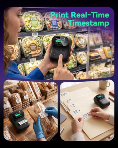 Phomemo M20Pro Label Maker, Touch Screen Bluetooth Thermal Label Printer - Image 6