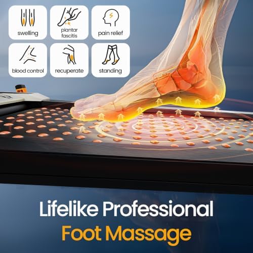 Under Desk Treadmill for Home, Two-Sided Foot Massage Walking Pad 330Lbs - Image 2