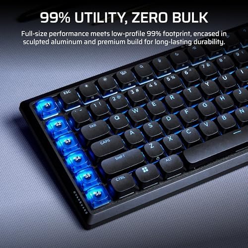 Corsair Vanguard AIR 99 Wireless RGB Gaming Keyboard – US QWERTY – Black - Image 3