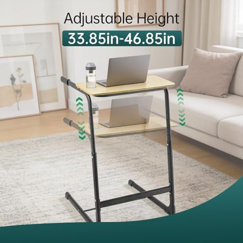 Walking Pad Desk Adjustable Height with Handlebar, 2-in-1 Desk Attachment, Stable Laptop Workstation for Home Office - Image 3