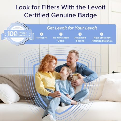 LEVOIT Air Purifiers for Home Large Room Up to 1875 Ft² with Washable Pre-Filter, AHAM VERIFIDE, Air Quality Monitor, HEPA Sleep Mode for Allergies, Pet Hair in Bedroom, Vital 200S-P, Black - Image 6