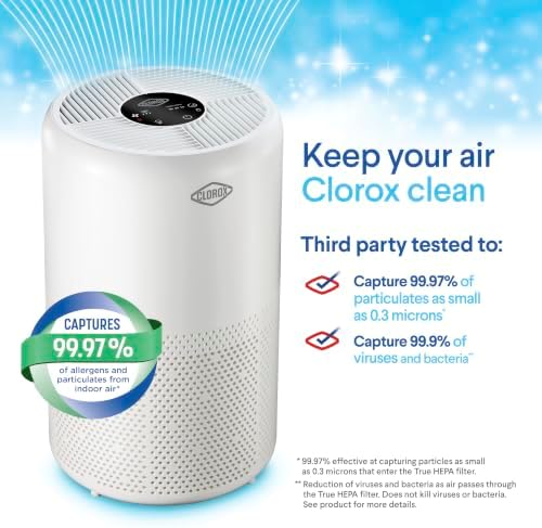 Clorox Large Room Turbo Air Purifiers for Home With True HEPA Filter - Image 3