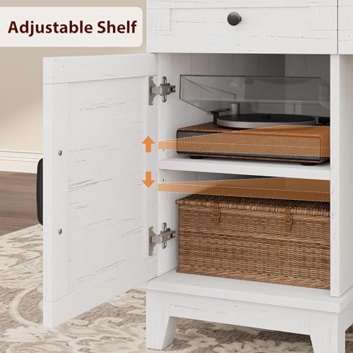 IDEALHOUSE 60" Farmhouse Home Office Executive Computer Desk with Drawers - Image 4