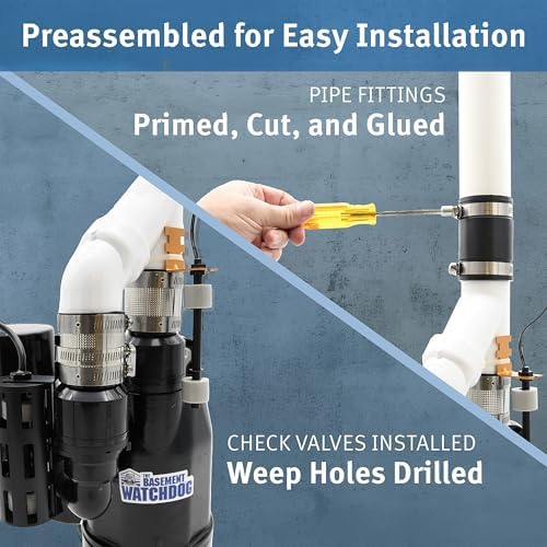 The Basement Watchdog Combo Preassembled Primary & Battery Backup Sump Pump System w/Monitoring Controller (CITS-50); Copper-Wound PSC Motor; WiFi-Capable w/Add-on Module - Image 5