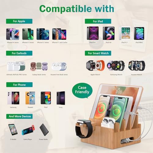Pezin & Hulin Cell Phone Charging Stations with Watch Holder - Image 4