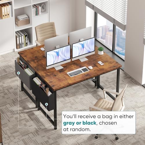 OLIXIS Computer Desk, 47 Inch Gaming Desks for Home Office Small Spaces - Image 4