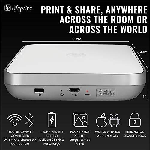 Lifeprint 3x4.5 Portable Photo and Video Printer for iPhone and Android. Make Your Photos Come to Life w/Augmented Reality - White - Image 4