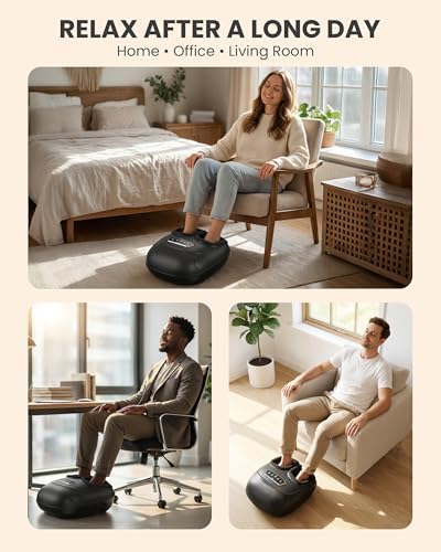 COMFIER Shiatsu Foot Massager with Heat & Compression, FSA Eligible - Image 2