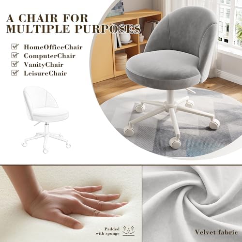 EnHomee Vanity Chair with 13" Back Lumbar Support & 20" Wide Seat - Image 5