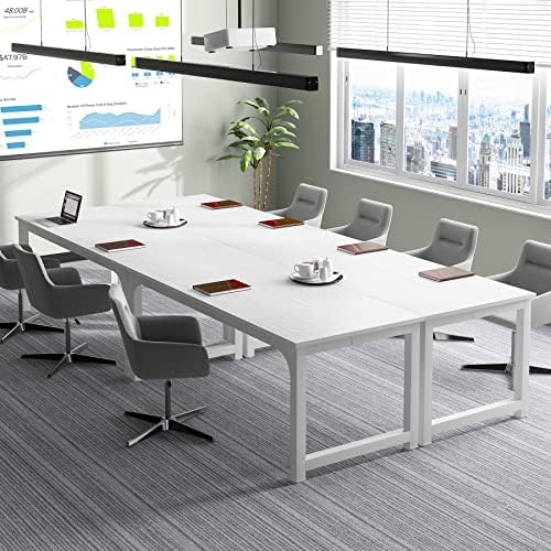 Tribesigns 70.8”Executive Desk, Large Office Computer Desk with Thicken Frame, Modern Simple Workstation Business Furniture for Home Office, White - Image 5