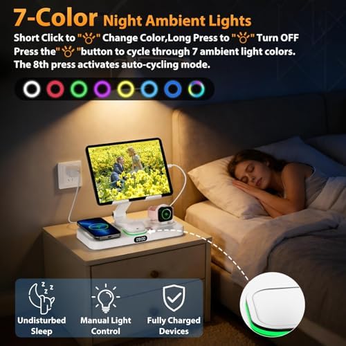 Wireless Charging Station for Apple Devices, Only for Apple Watch Charging - Image 4