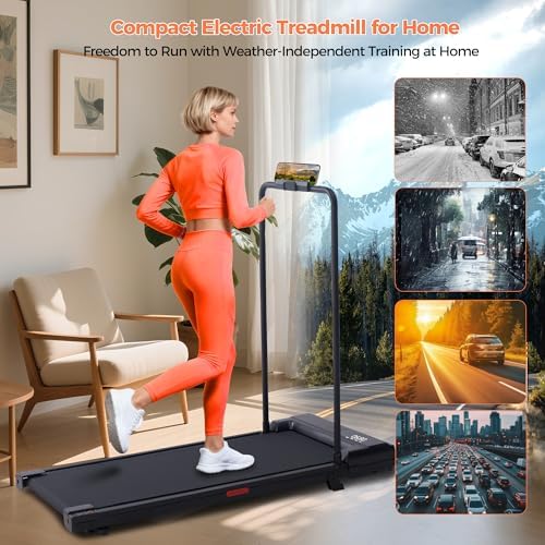 Walking Pad Treadmills with Handle Bar, Portable Small Treadmills for Home - Image 7
