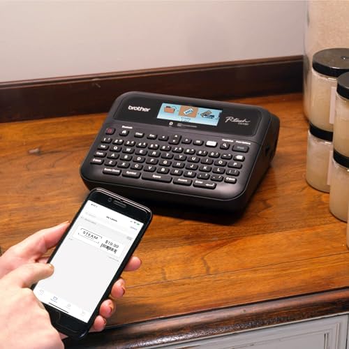 Brother P-Touch PT- D610BTVP Business Professional Connected Label Maker | Connect and Create via Bluetooth® on TZe Label Tapes up to ~1 inch - Image 3