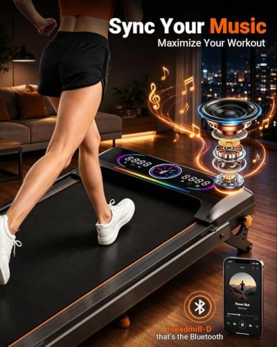 Walking Pad Treadmill with Incline 18%, Under Desk Treadmills for Home - Image 3
