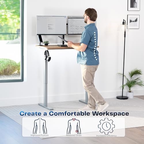 VIVO Reclaimed Wood 43 x 24 in Standing Desk, DESK-KIT-1G4P - Image 4