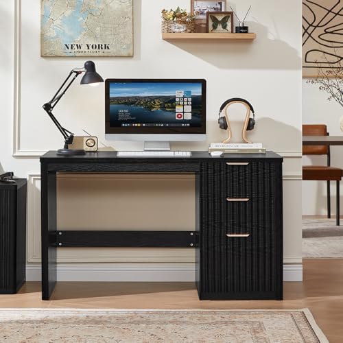 LEYAOYAO Office Desk 48" with 3 Drawers Storage File Cabinet - Image 4