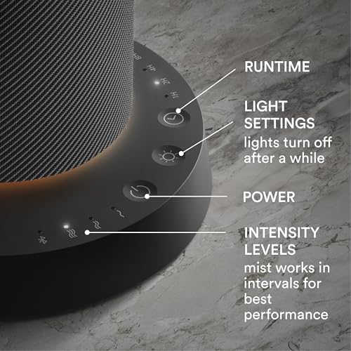 Homedics SereneScent Waterless Essential Oil Diffuser, Black - Image 5