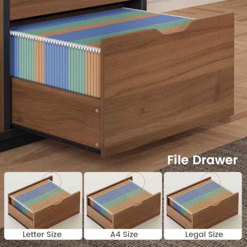 SEDETA 77.1" Executive Large Electric Standing Desk, Brown - Image 5