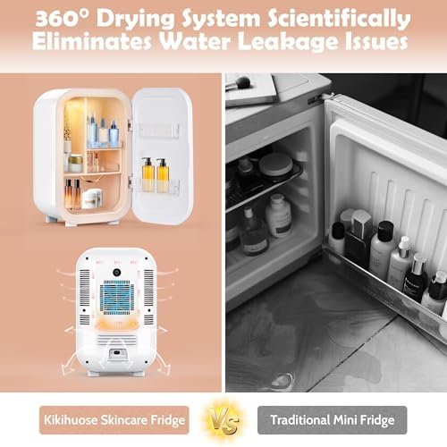 Kikihouse 22L Mini Skincare Fridge, Small Personal Makeup Refrigerator - Image 6