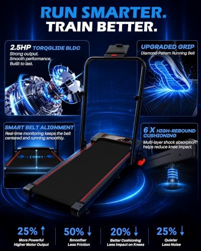 Walking Pad Treadmill with Incline 9% & Decline -4% 5 Level and Handle Bar - Image 4