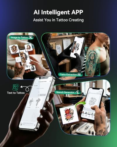 Phomemo M08F Tattoo Stencil Printer, Bluetooth, with 100Pcs Transfer Paper - Image 4