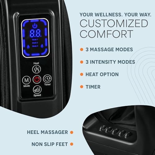 LifePro Shiatsu Foot Massager with Heat | Electric Foot Massager | Deep Kneading Massage for Leg, Calf, Feet & Ankle - Image 4