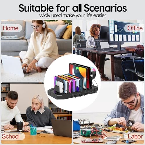 Unitek USB C Charging Station for Multi-Devices, Charger Dock with 2xPD 20W - Image 6