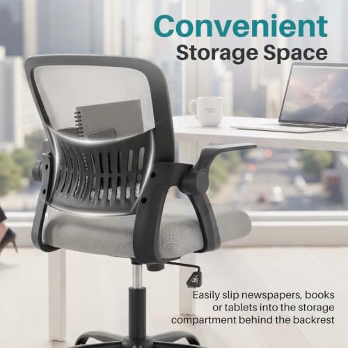 OLIXIS Ergonomic Office Desk Chair, Mid-Back Executive Computer Chair - Image 5