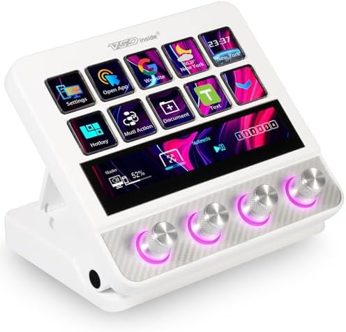 VSD N4 Pro Stream Controller Streaming Deck, Audio and Studio Controller by Unknown