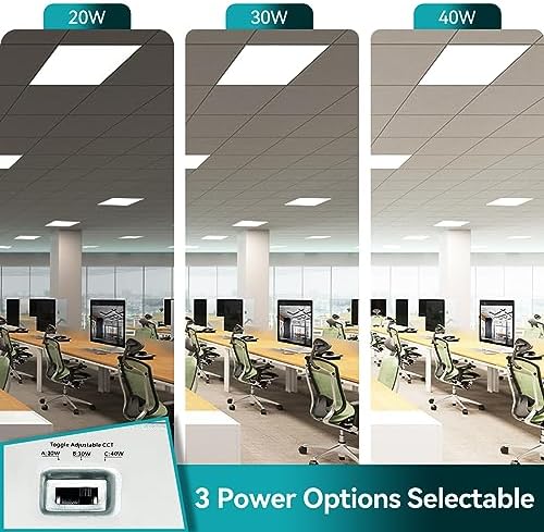 20 Pack 2x2 LED Flat Panel Light with Emergency Battery Backup - Image 6