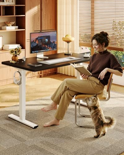 FLEXISPOT EN1 48"x24" One-Piece Standing Desk, Black - Image 2