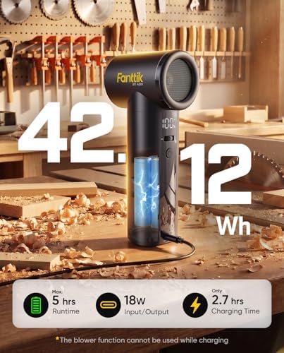 Fanttik B11 Apex Electric Air Duster, Compressed Air w/Powerbank Function - Image 5