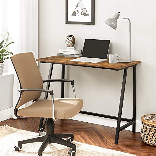 VASAGLE 39-Inch Computer Desk, Small Workstation with Iron Frame Top - Image 2